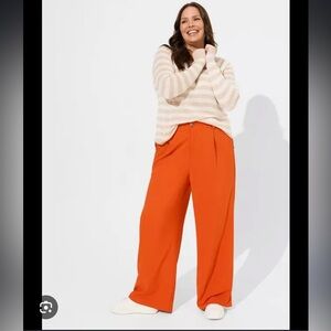 Torrid Orange Wide-Leg Pants